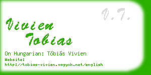 vivien tobias business card